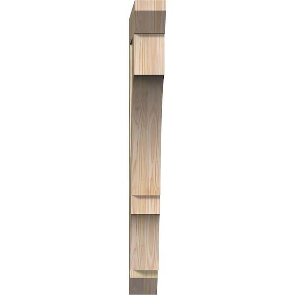 Balboa Slat Rough Sawn Bracket, Douglas Fir, 4W X 28D X 40H